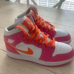 6Y or 7.5 Women Air Jordan 1 Mid PINKSICLE